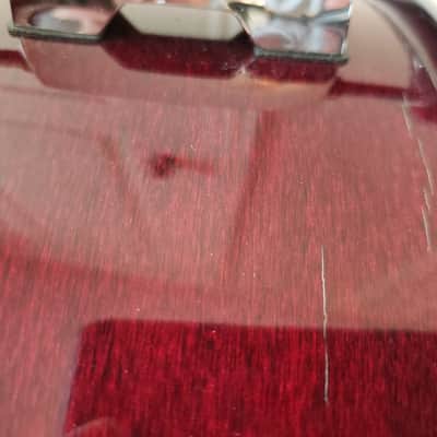 Pearl Masters Series MMX 14X5.5 Snare Drum - Wine Red image 10