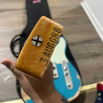 1968 Fender Telecaster Maple Cap Taos Turquoise image 12