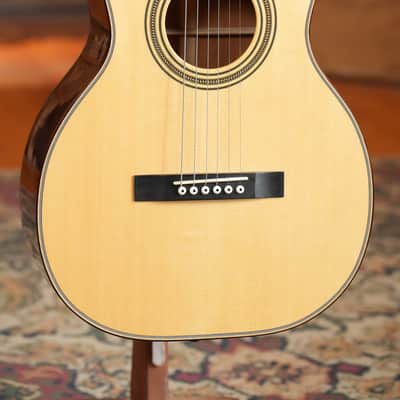 (Used) 2010s Huss & Dalton Model O Engelmann/Mahogany Parlor Acoustic Guitar #3783 image 7