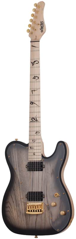 Schecter Meegs PT EX Charcoal Burst image 1