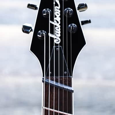 Jackson X Series Soloist Arch Top SLAT7 MS Metallic Blue Electric Guitar w/Bag image 5