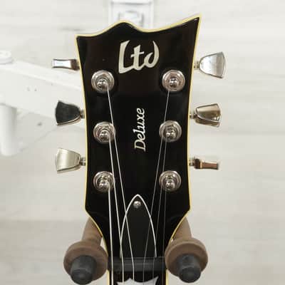 Used Ltd EC-1000T Deluxe Electric Guitar Cherry Sunburst image 4