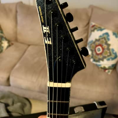 ESP ESP E-II Horizon NT HS Amethyst Sparkle - Fishman Mick Thomson Pickups Upgrade image 5