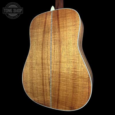 Used 2021 Martin Custom Shop 28 Style Dread VTS Adi/Highly Flamed Koa w/LR Baggs Anthem w/case TSU25221 image 13