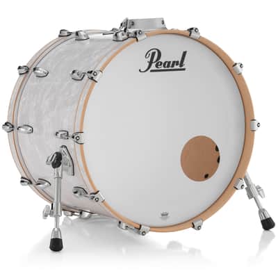 Pearl PMX Professional Maple Series 22x18" White Marine Pearl Wrap #448 Bass Kick Drum w/ BB3 Mount | NEW | Authorized Dealer image 2