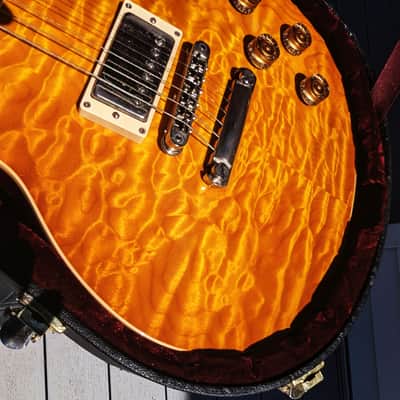 2002 Gibson Custom Shop Les Paul Elegant - AAAA - Amber Quilt Top - 7lbs - 12oz image 21