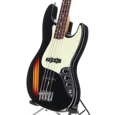 Fender Japan Traditional 2025 Collection 60s Jazz Bass Guitar RW FB, Black 3-Tone Sunburst (Z8)(27219) (27219) image 4