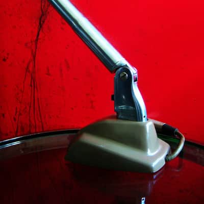 Vintage 1950's Ampex H-1390 / Electro-Voice 636 Omnidirectional Dynamic Microphone Hi Z w stand and cable 664 630 605# 1 image 9