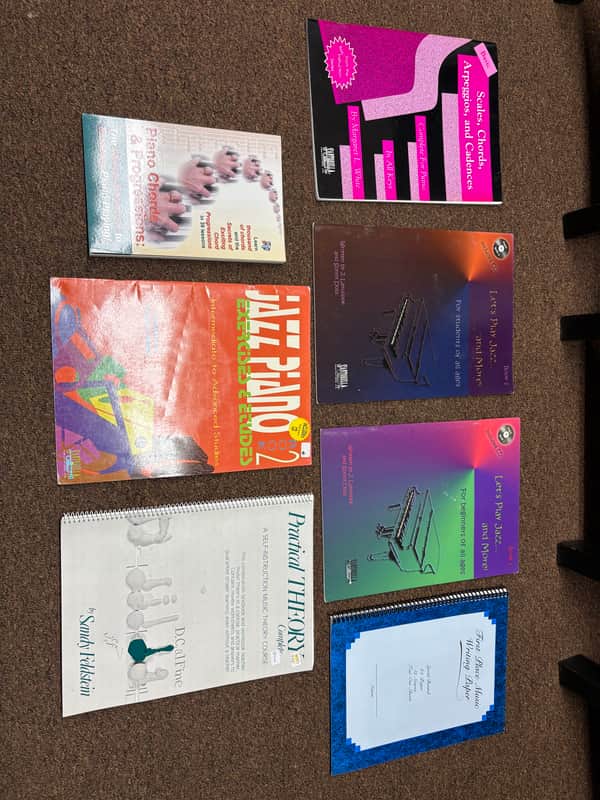 Lot of Music Learning books-Theory, Scales, Chords, Arpeggios & More- Piano image 1