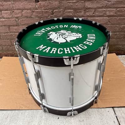 Dynasty 22" Marching Bass Drum w/ Irvington HS Bulldogs Head - Safe-T-Loc Hoops - Made in Mexico - Used image 13