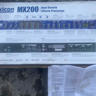 Lexicon MX200 Dual Reverb Effects Processor 2010s - Black image 11