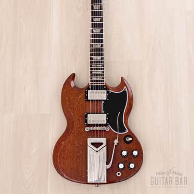 1962 Gibson Les Paul SG Standard Employee Guitar Cherry w/ Pat # Pickups, Sideways Vibrola, Case image 2