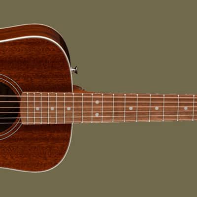 Fender California Mini Redondo Acoustic Guitar In Natural Sapele - Incl Gig bag, image 6