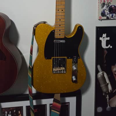 Fender Classic Player Baja Telecaster - Custom Shop FSR in Vegas Gold Sparkle! image 1