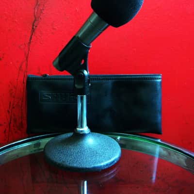 Vintage 1980's USA Shure SM58 Handheld Cardioid Dynamic Microphone Low Z w accessories # 6 image 1