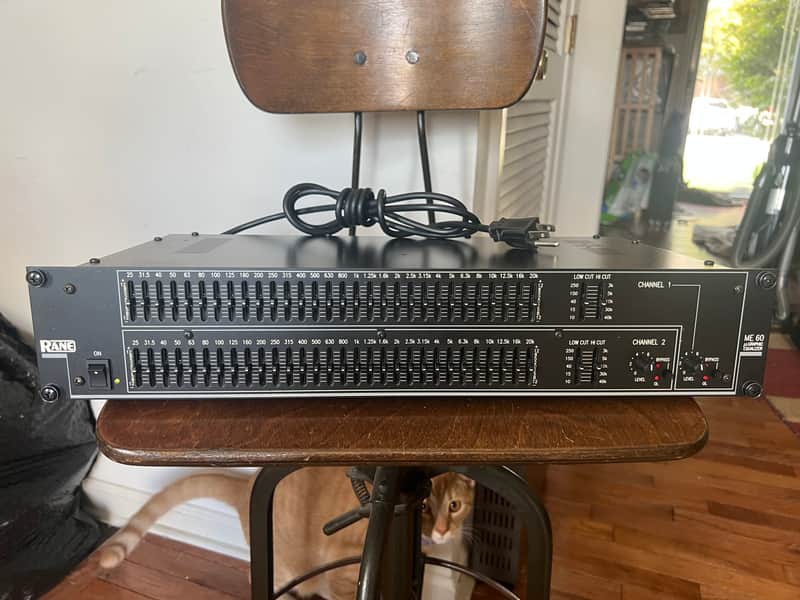 Rane ME 60 Dual Channel 30-Band Equalizer with rack mount bolts and washers. image 1