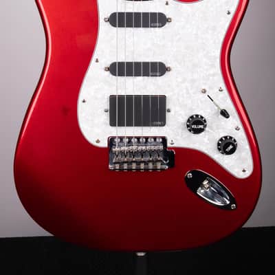 Used 2004 Fender Fat Stratocaster - With EMG Pickups - Red image 1