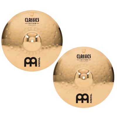 Meinl Cymbals CC14MH-B Classics Custom 14-Inch Brilliant Medium Hi Hat (VIDEO) image 2