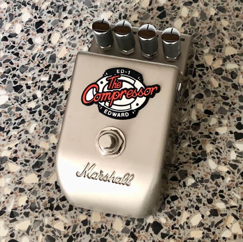 Marshall ED-1 Edward Compressor Pedal 2010s - Silver image 1