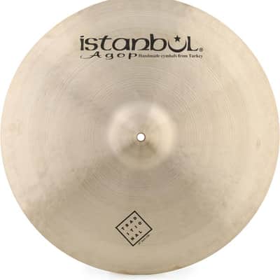 Istanbul Agop Traditional Dark Ride Cymbal - 21 inches image 2