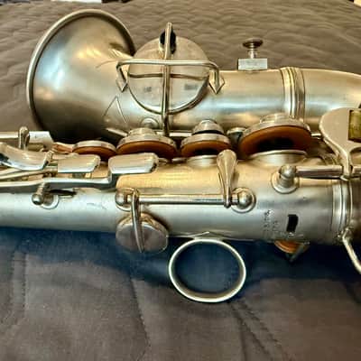 Conn NWII 4M Curved Soprano Silver Deco Engraving Very Rare Overhauled Beautiful image 13