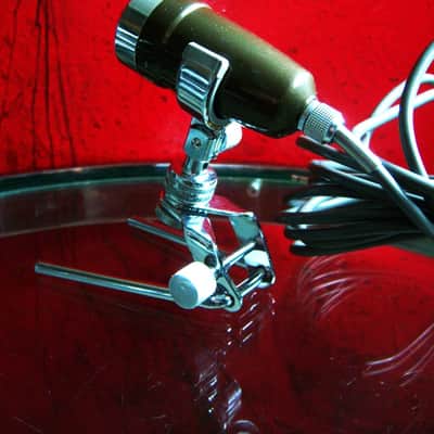 Vintage 1960's Aiwa DM-14 dynamic harp microphone High Z w