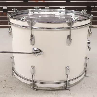 Ludwig USA Rocker 14x22" Bass Kick Drum White Cortex Vintage 1980's image 12