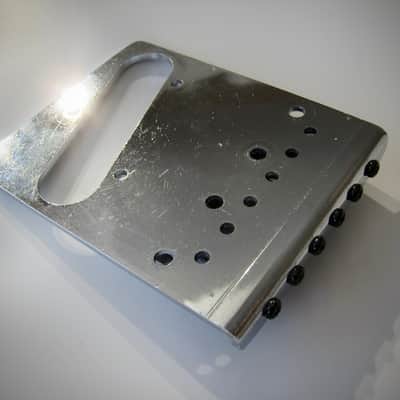 Fender Telecaster Bridge & Saddles Circa 1990-2025 Chrome image 7