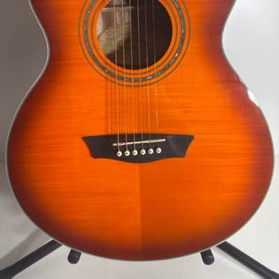 Washburn EA15ITB Festival Series Mini Jumbo with Electronics 2010s - Ice Tea Burst image 2