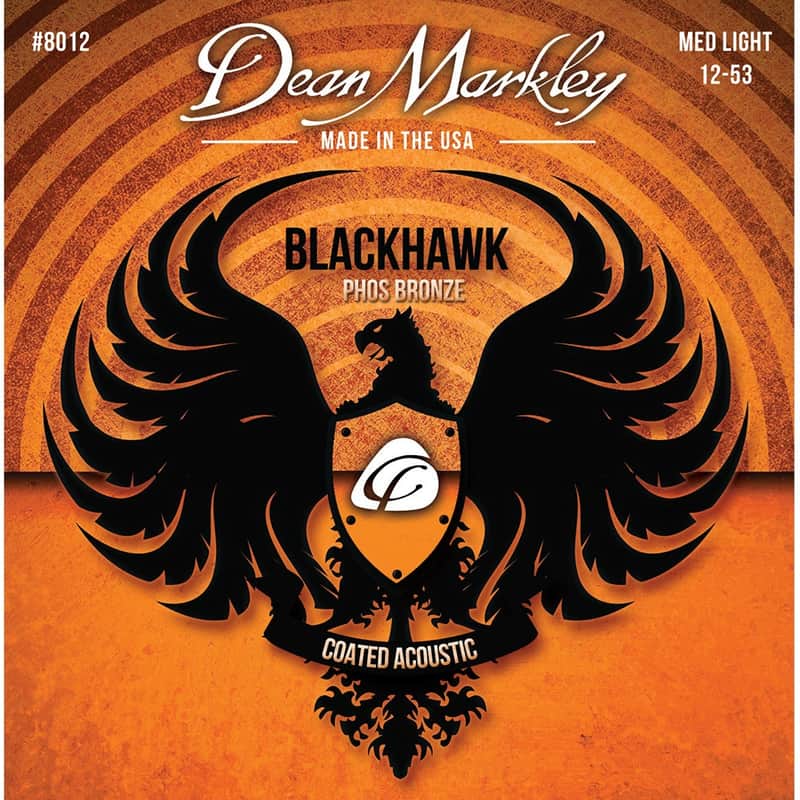 Dean Markley Blackhawk Coated Pure Light 12-53 Bronze