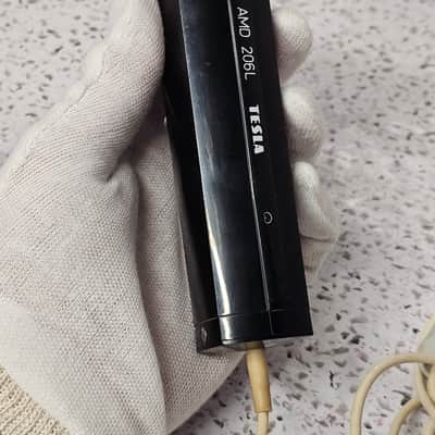 Vintage Microphone Tesla AMD 206L / 3pin connector + holder AYM 104 image 6