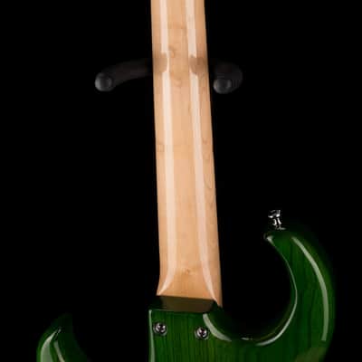 Pre Owned 1996 Rick Turner Prototype E-2 EL-434 PM Transparent Green Bass With OHSC image 15