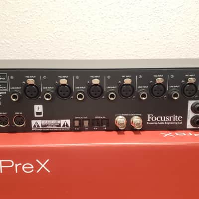 Focusrite Clarett 8Pre X Thunderbolt Audio Interface 2010s - Red image 4