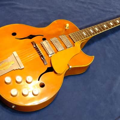 c. 1964 Kawai EP-150 Vintage 3-pickup Archtop Jazz Rockabilly Guitar Made in Japan - Great Guitar! image 1