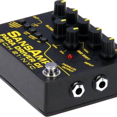 Tech 21 SansAmp Para Driver V2 Amp Simulator/DI Effects Pedal image 2