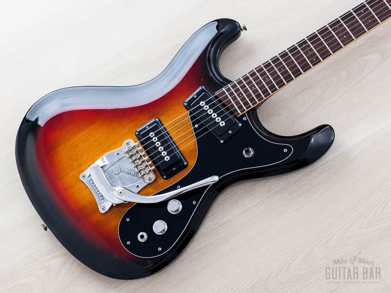 1970s Mosrite Ventures Model Vintage Electric Guitar Ash Body w/ Case, Firstman Avenger image 1