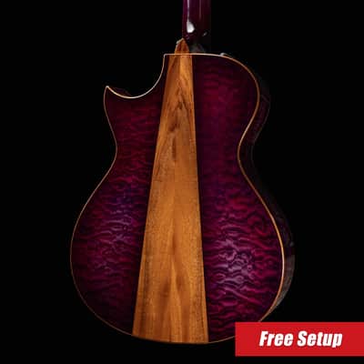 Taylor Custom Shop C12ce 12-Fret B8006 2026 Catch Event #6 Grand Concert Acoustic/Electric Guitar - Lutz Spruce / Big Leaf Maple with Hardshell Case image 2