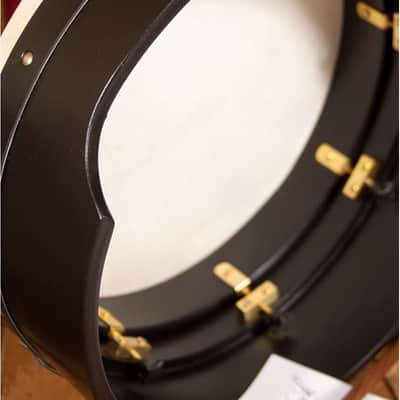 Roosebeck BTDP14B Tunable Ply Bodhran 14 By 5 -Inch with Tipper - Black image 5
