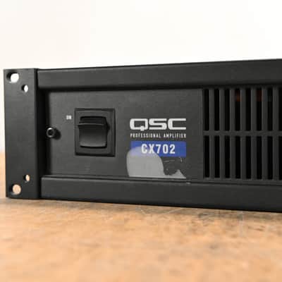 QSC CX702 2-Channel 700W Power Amplifier CG01V6W image 3