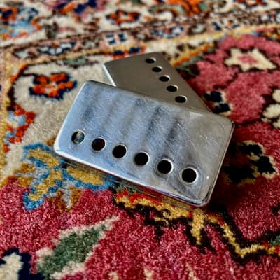 1960's Gibson Chrome Patent Sticker PAF pickup cover set ES-335 SG 1965 image 3