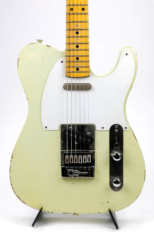 Evertune Relic Telecaster Electric Guitar w/ Bag (Pre-Owned) (Joe Satriani Private Collection) image 1