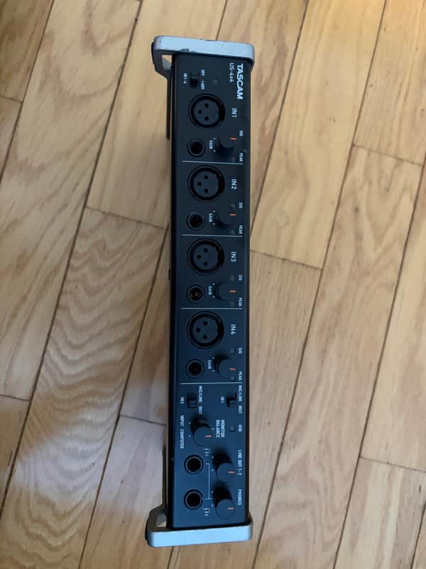 TASCAM US-4x4 USB 2.0 Audio Interface 2010s - Black image 1