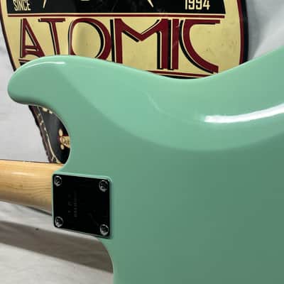 Squier Tom DeLonge Signature Stratocaster Strat Electric Guitar - Surfboard Green image 13