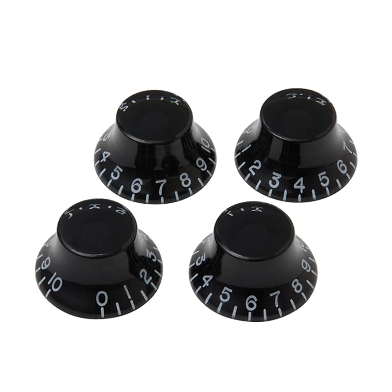Gibson PRHK-010  Black Top Hat Knobs - 4 pack image 1