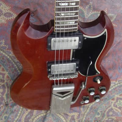 Gibson SG Les Paul 1962 - Cherry Red - Sideways Vibrola image 5