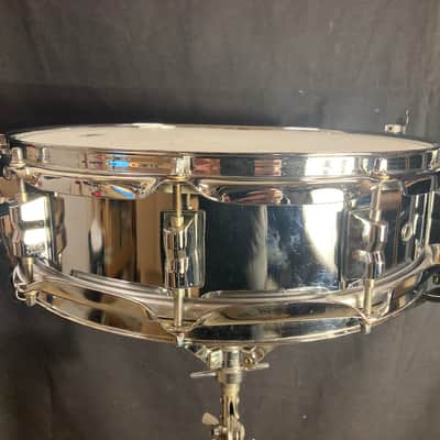 Ascend (by LP / Latin Percussion) - 3.5x14" Metal 8-lug Piccolo Snare Drum 1990's - Chrome image 6