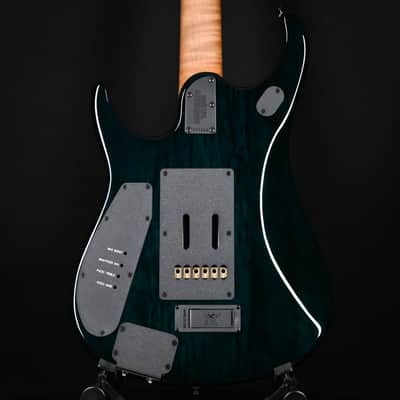 Ernie Ball Music Man JP15 Emerald Glow w/ Roasted Figured Maple Neck *Miami Guitar Exclusive* 2024 (H07648) image 3