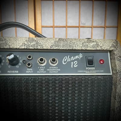 UPGRADED Fender USA Champ 12 Class-A Tube Guitar Amplifier 1987 Collector’s Special image 7