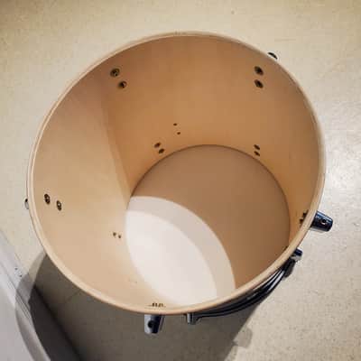 16"x16" Black Floor Tom Drum Shell - Ultra Clean - Save $$ image 9