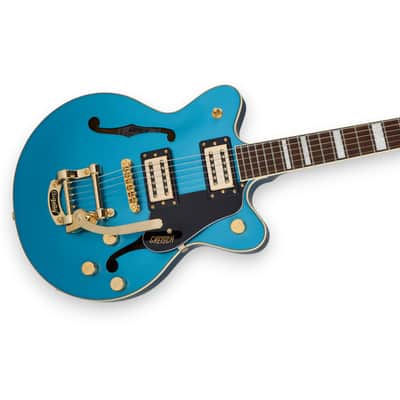 Gretsch G2655TG Streamliner™ Center Block Jr. Double-Cut with Bigsby® LTD, Laurel Fingerboard, Riviera Blue image 4